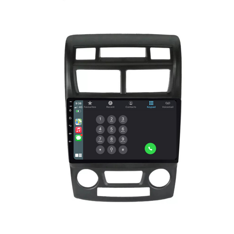 Load image into Gallery viewer, Kia Sportage (AUTO AC) (2007-2010) Plug & Play Head Unit Upgrade Kit: Car Radio with Wireless & Wired Apple CarPlay & Android Auto