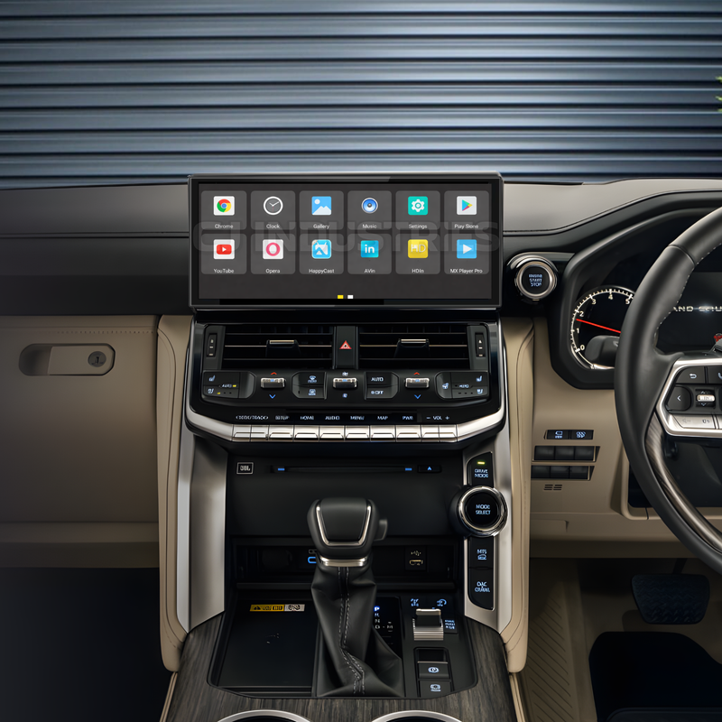 Load image into Gallery viewer, Toyota Landcruiser LC300 300 Series (2021 - 2025) 12.3" HD Plug & Play Head Unit Upgrade Kit: Car Radio with Wireless & Wired Apple CarPlay & Android Auto