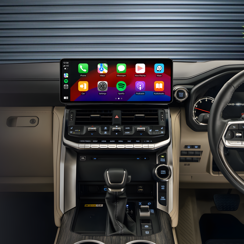 Load image into Gallery viewer, Toyota Landcruiser LC300 300 Series (2021 - 2025) 12.3" HD Plug & Play Head Unit Upgrade Kit: Car Radio with Wireless & Wired Apple CarPlay & Android Auto