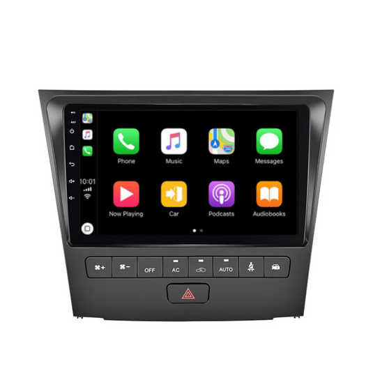 Lexus GS300/350/430/450/460 (2004-2011) Plug & Play Head Unit Upgrade Kit: Car Radio with Wireless & Wired Apple CarPlay & Android Auto