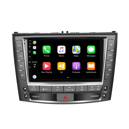 Lexus IS250 (2006-2012) Plug & Play Head Unit Upgrade Kit: Car Radio with Wireless & Wired Apple CarPlay & Android Auto