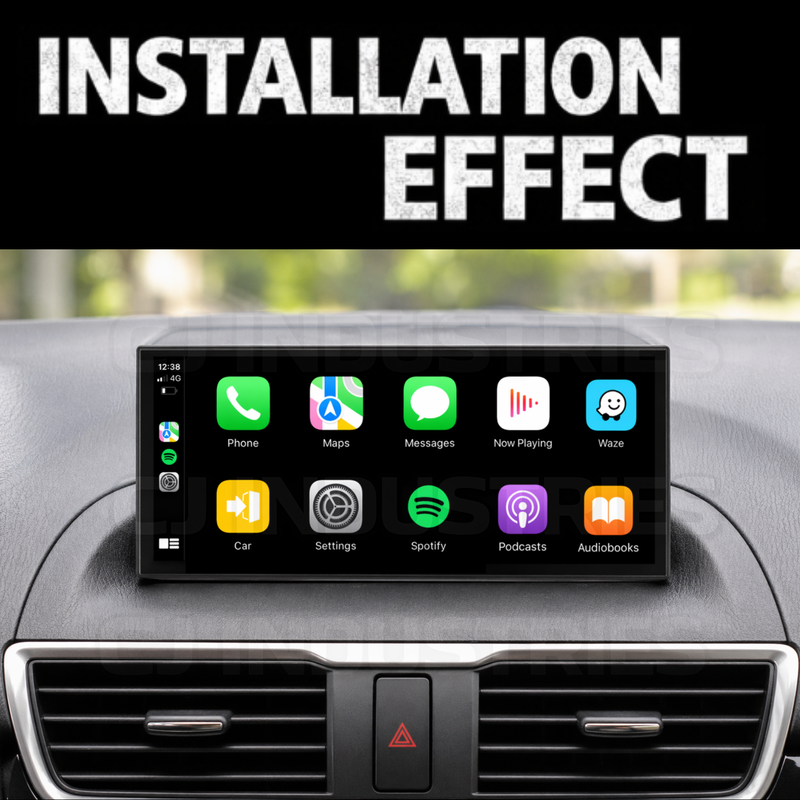 Load image into Gallery viewer, Mazda 3 BM (2013-2018) 12.3" HD Plug & Play Head Unit Upgrade Kit: Car Radio with Wireless & Wired Apple CarPlay & Android Auto