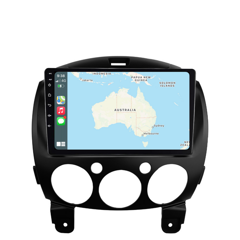 Load image into Gallery viewer, Mazda 2 (2007-2014) Plug & Play Head Unit Upgrade Kit: Car Radio with Wireless & Wired Apple CarPlay & Android Auto