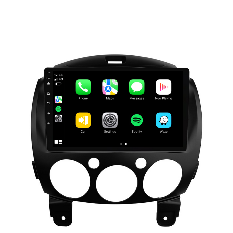 Load image into Gallery viewer, Mazda 2 (2007-2014) Plug & Play Head Unit Upgrade Kit: Car Radio with Wireless & Wired Apple CarPlay & Android Auto