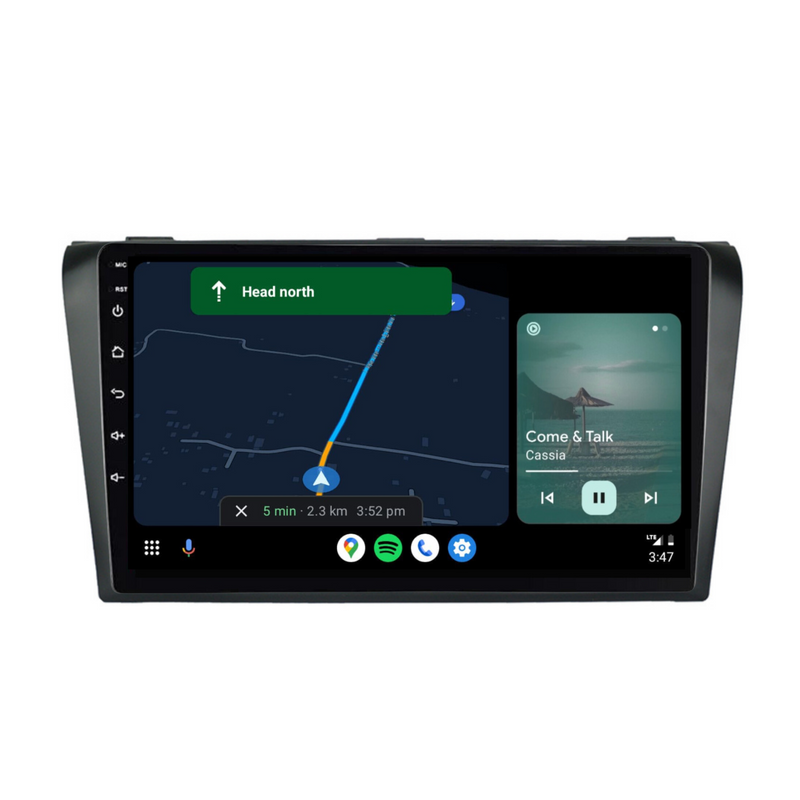 Load image into Gallery viewer, Mazda3 Simple (2004-2012) Plug & Play Head Unit Upgrade Kit: Car Radio with Wireless & Wired Apple CarPlay & Android Auto