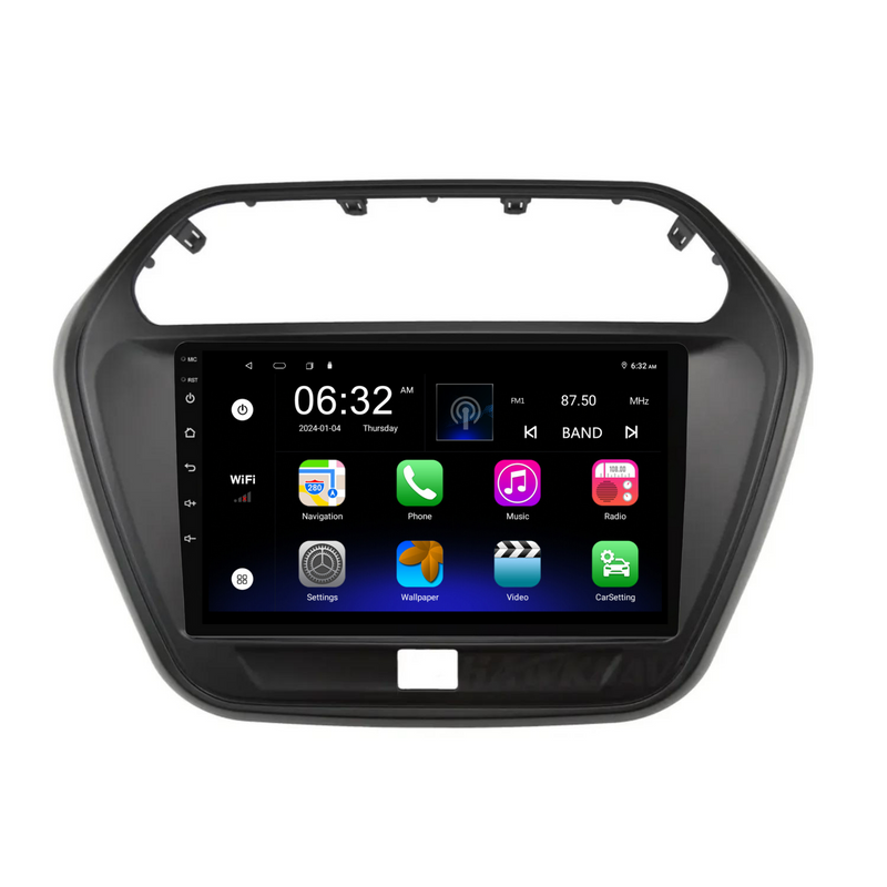 Load image into Gallery viewer, Mahindra TUV300 (2015-2020) Plug & Play Head Unit Upgrade Kit: Car Radio with Wireless & Wired Apple CarPlay & Android Auto