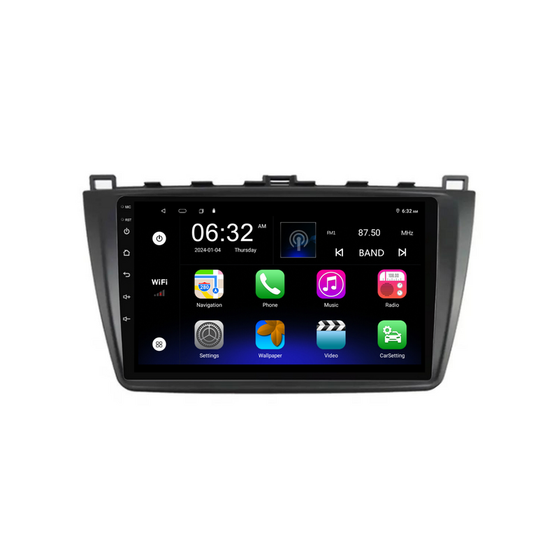 Load image into Gallery viewer, Mazda 6 (2009-2015) Plug & Play Head Unit Upgrade Kit: Car Radio with Wireless & Wired Apple CarPlay & Android Auto