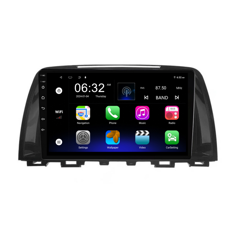 Load image into Gallery viewer, Mazda 6 (2014-2016) Plug & Play Head Unit Upgrade Kit: Car Radio with Wireless & Wired Apple CarPlay & Android Auto