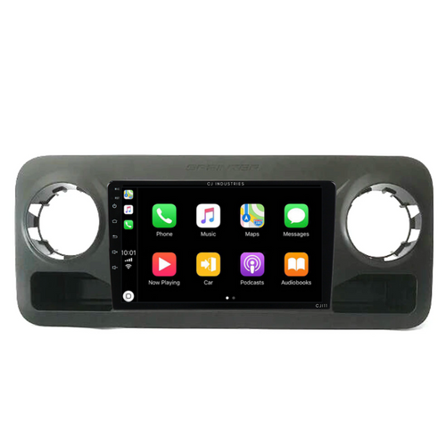 Mercedes Benz Sprinter (2018-2022) Plug & Play Head Unit Upgrade Kit: Car Radio with Wireless & Wired Apple CarPlay & Android Auto