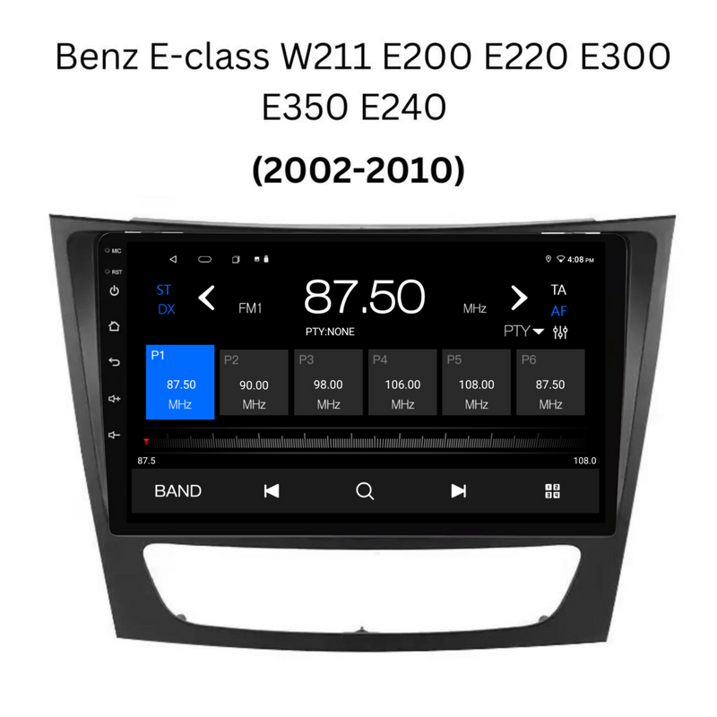 Load image into Gallery viewer, Mercedes Benz E-Class W211 (2002-2010) Plug & Play Head Unit Upgrade Kit: Car Radio with Wireless & Wired Apple CarPlay & Android Auto