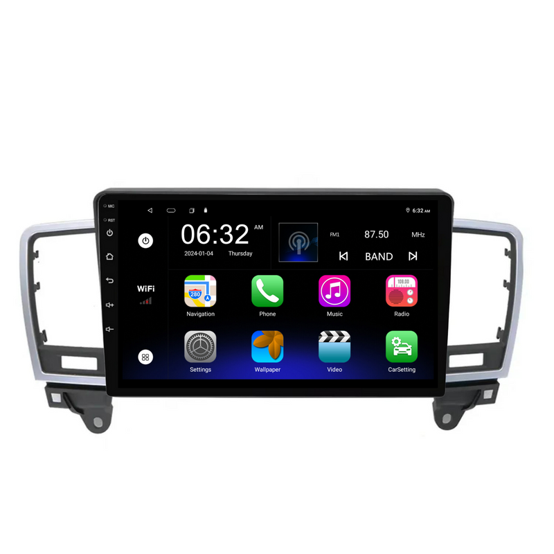 Load image into Gallery viewer, Mercedes Benz ML / W166 (2012-2015) Plug & Play Head Unit Upgrade Kit: Car Radio with Wireless & Wired Apple CarPlay & Android Auto