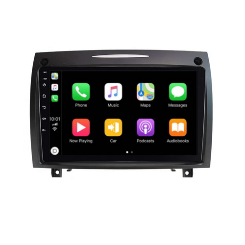 Mercedes Benz SLK (2006-2010) Plug & Play Head Unit Upgrade Kit: Car Radio with Wireless & Wired Apple CarPlay & Android Auto