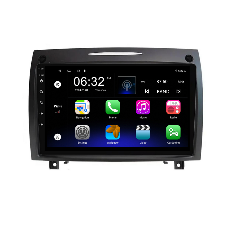 Load image into Gallery viewer, Mercedes Benz SLK (2006-2010) Plug & Play Head Unit Upgrade Kit: Car Radio with Wireless & Wired Apple CarPlay & Android Auto