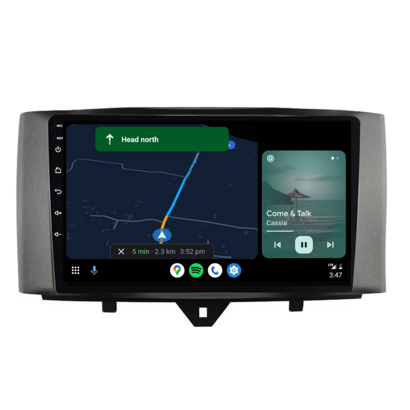 Load image into Gallery viewer, Mercedes Benz Smart (2011-2015) Plug & Play Head Unit Upgrade Kit: Car Radio with Wireless & Wired Apple CarPlay & Android Auto