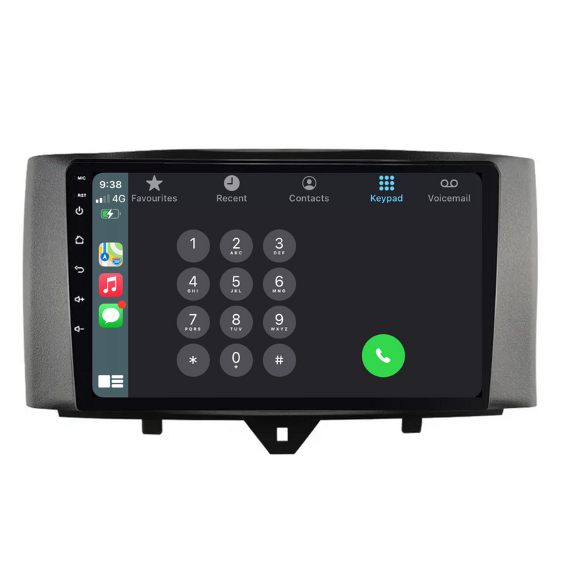 Load image into Gallery viewer, Mercedes Benz Smart (2011-2015) Plug & Play Head Unit Upgrade Kit: Car Radio with Wireless & Wired Apple CarPlay & Android Auto