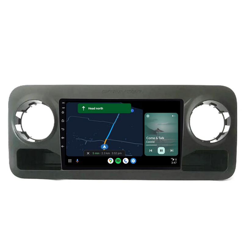 Load image into Gallery viewer, Mercedes Benz Sprinter (2018-2022) Plug & Play Head Unit Upgrade Kit: Car Radio with Wireless & Wired Apple CarPlay & Android Auto