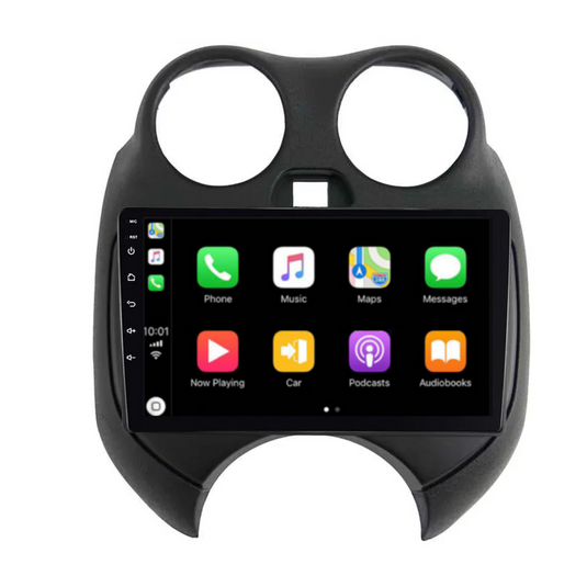 Nissan Micra (2010-2015) Plug & Play Head Unit Upgrade Kit: Car Radio with Wireless & Wired Apple CarPlay & Android Auto