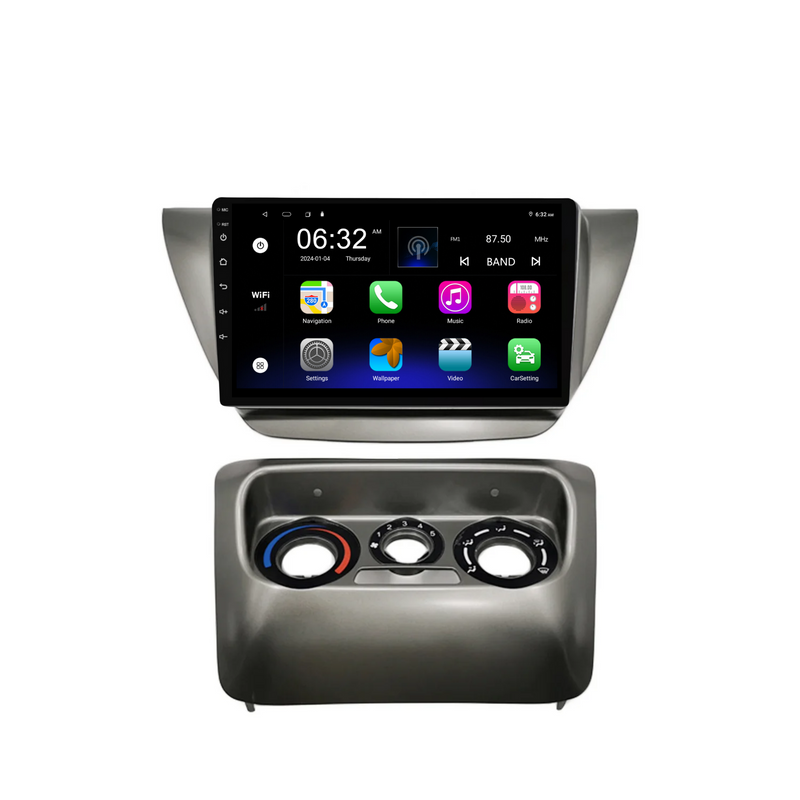 Load image into Gallery viewer, Mitsubishi Lancer (2005-2010) Plug & Play Head Unit Upgrade Kit: Car Radio with Wireless & Wired Apple CarPlay & Android Auto