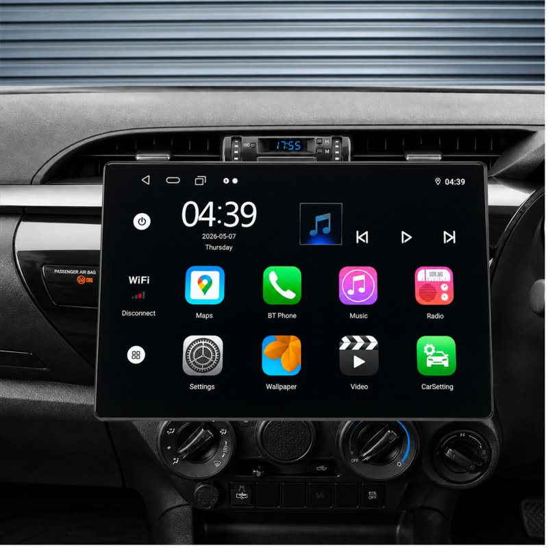 Load image into Gallery viewer, Toyota Hilux N80 / SR5 (2014-2022) 13.1" HD Ultra-Large Plug & Play Head Unit Upgrade Kit: Car Radio with Wireless & Wired Apple CarPlay & Android Auto