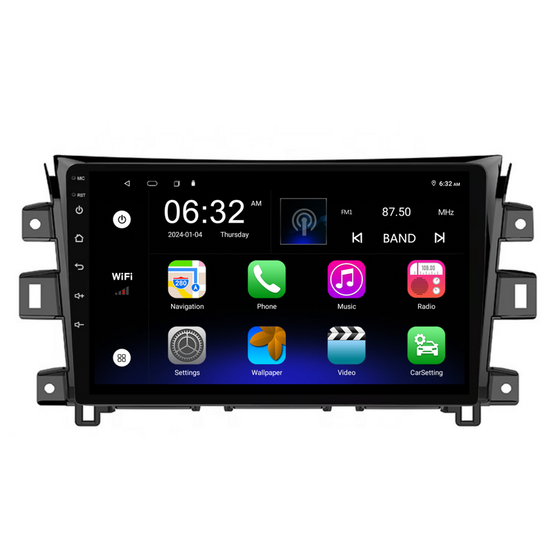Load image into Gallery viewer, Nissan Navara NP300 / D23 / Pro-4x (2019-2024) Plug & Play Head Unit Upgrade Kit: Car Radio with Wireless & Wired Apple CarPlay & Android Auto