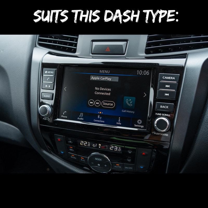 Load image into Gallery viewer, Nissan Navara NP300 / D23 / Pro-4x (2019-2024) Plug & Play Head Unit Upgrade Kit: Car Radio with Wireless & Wired Apple CarPlay & Android Auto