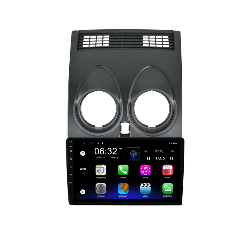 Load image into Gallery viewer, Nissan Qashqai / Dualis (2008-2014) Plug & Play Head Unit Upgrade Kit: Car Radio with Wireless & Wired Apple CarPlay & Android Auto