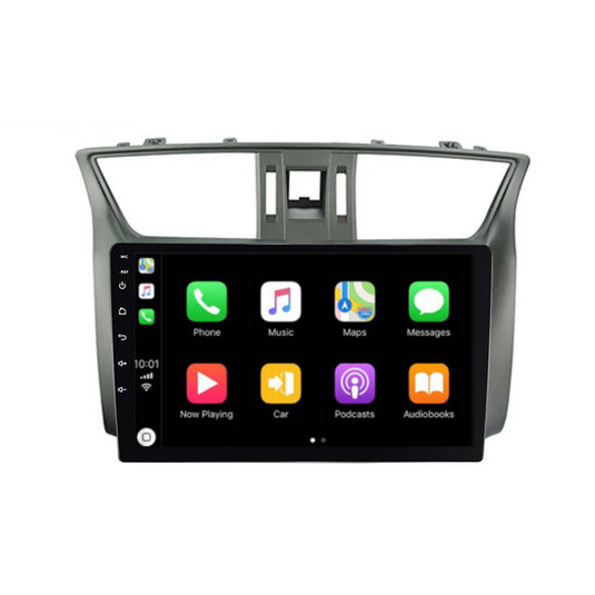 Nissan Sylphy/Sentra/Pulsar (2012-2017) Plug & Play Head Unit Upgrade Kit: Car Radio with Wireless & Wired Apple CarPlay & Android Auto