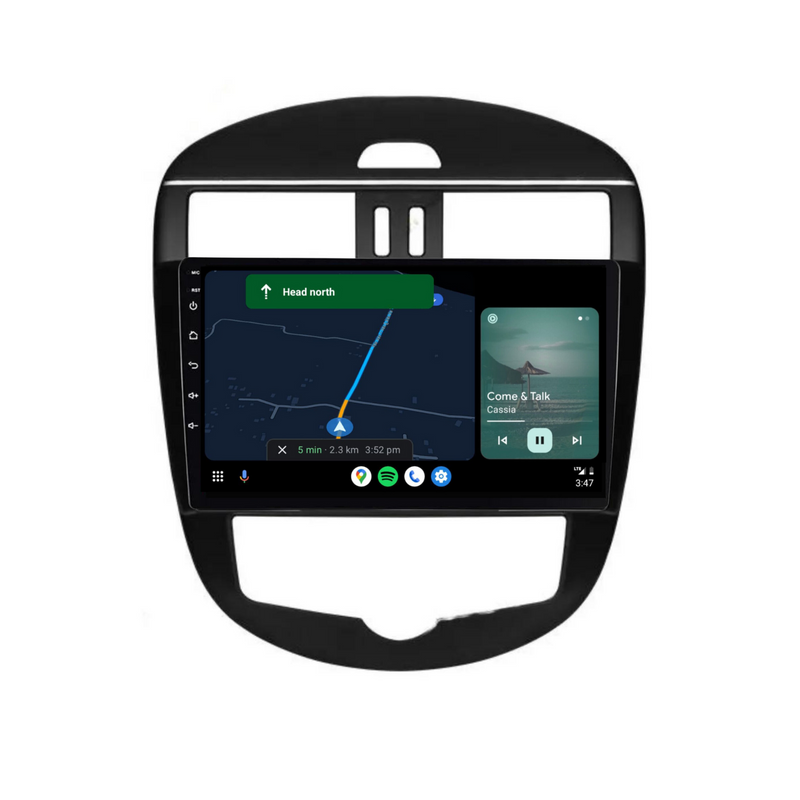 Load image into Gallery viewer, Nissan Tiida (2011-2015) Auto AC Plug & Play Head Unit Upgrade Kit: Car Radio with Wireless & Wired Apple CarPlay & Android Auto