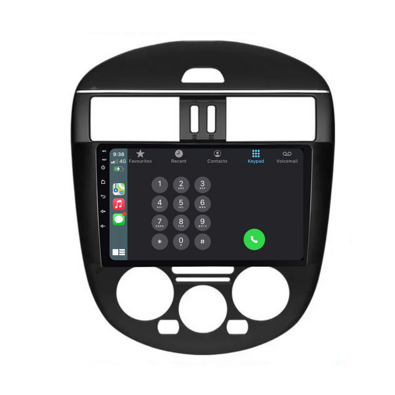 Load image into Gallery viewer, Nissan Tiida (2011-2015) Manual AC Plug & Play Head Unit Upgrade Kit: Car Radio with Wireless & Wired Apple CarPlay & Android Auto