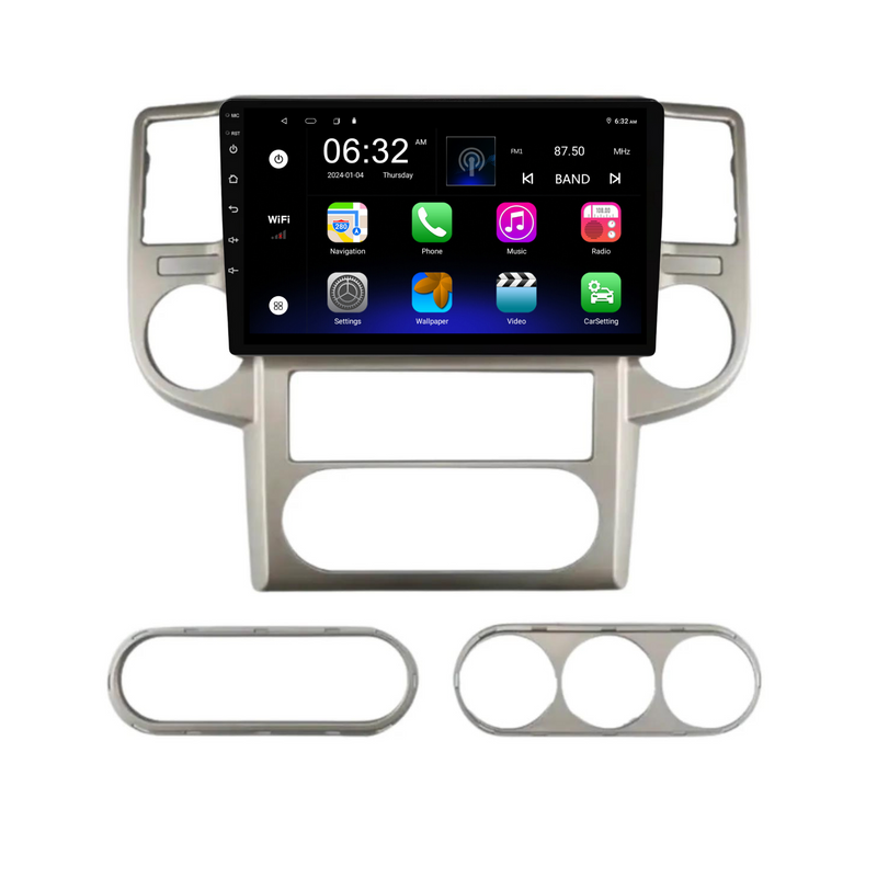 Load image into Gallery viewer, Nissan X-TRAIL (2003-2007) Plug & Play Head Unit Upgrade Kit: Car Radio with Wireless & Wired Apple CarPlay & Android Auto