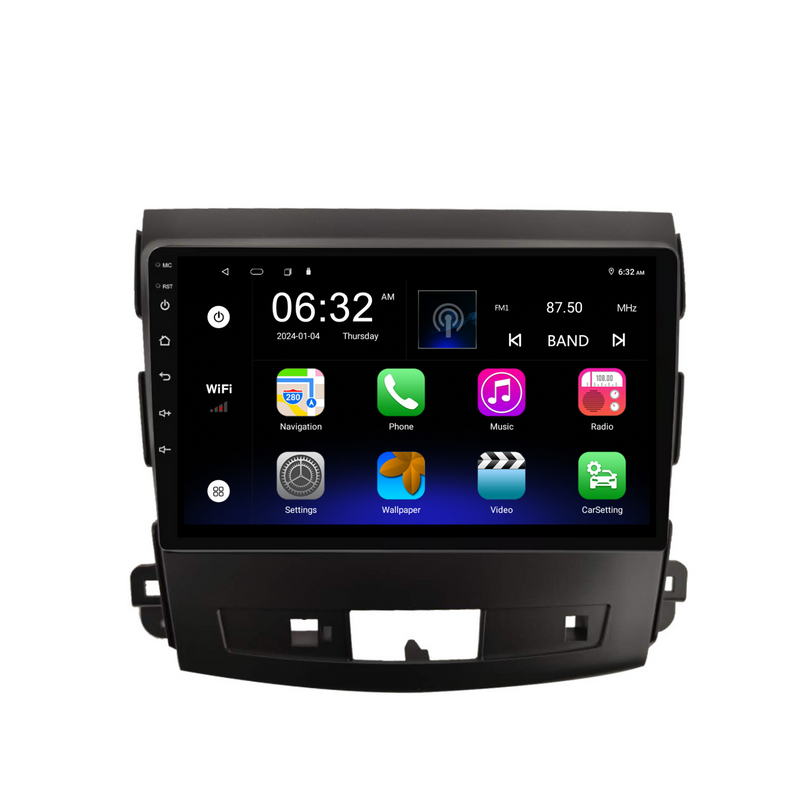 Load image into Gallery viewer, Mitsubishi Outlander (2008-2012) Plug & Play Head Unit Upgrade Kit: Car Radio with Wireless & Wired Apple CarPlay & Android Auto