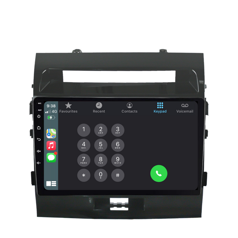 Load image into Gallery viewer, Toyota Landcruiser 200 Series (2008-2015) Plug & Play Head Unit Upgrade Kit: Car Radio with Wireless & Wired Apple CarPlay & Android Auto