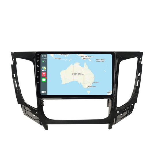 Mitsubishi Triton AUTO AC (2015-2019) Plug & Play Head Unit Upgrade Kit: Car Radio with Wireless & Wired Apple CarPlay & Android Auto