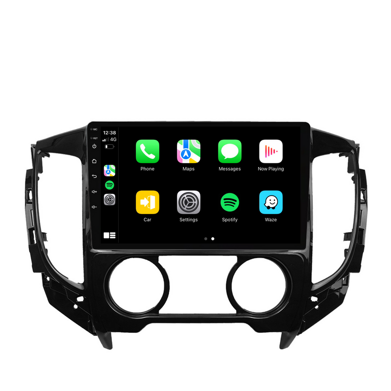Load image into Gallery viewer, Mitsubishi Triton MANUAL AC (2015-2022) Plug & Play Head Unit Upgrade Kit: Car Radio with Wireless & Wired Apple CarPlay & Android Auto