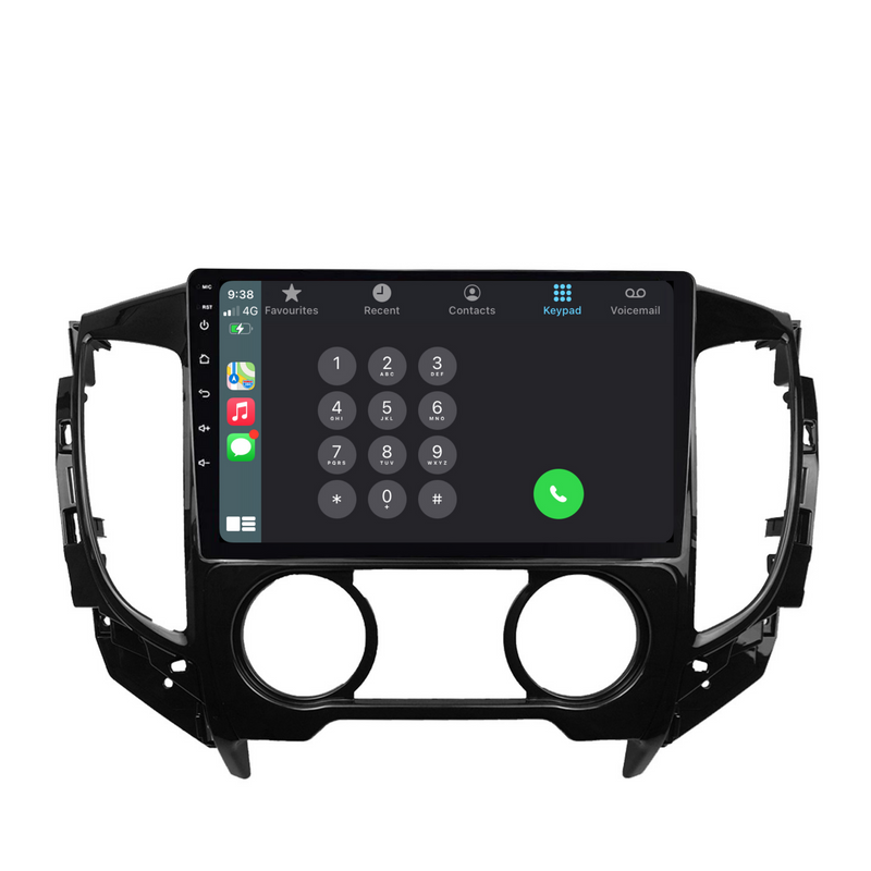 Load image into Gallery viewer, Mitsubishi Triton MANUAL AC (2015-2022) Plug & Play Head Unit Upgrade Kit: Car Radio with Wireless & Wired Apple CarPlay & Android Auto