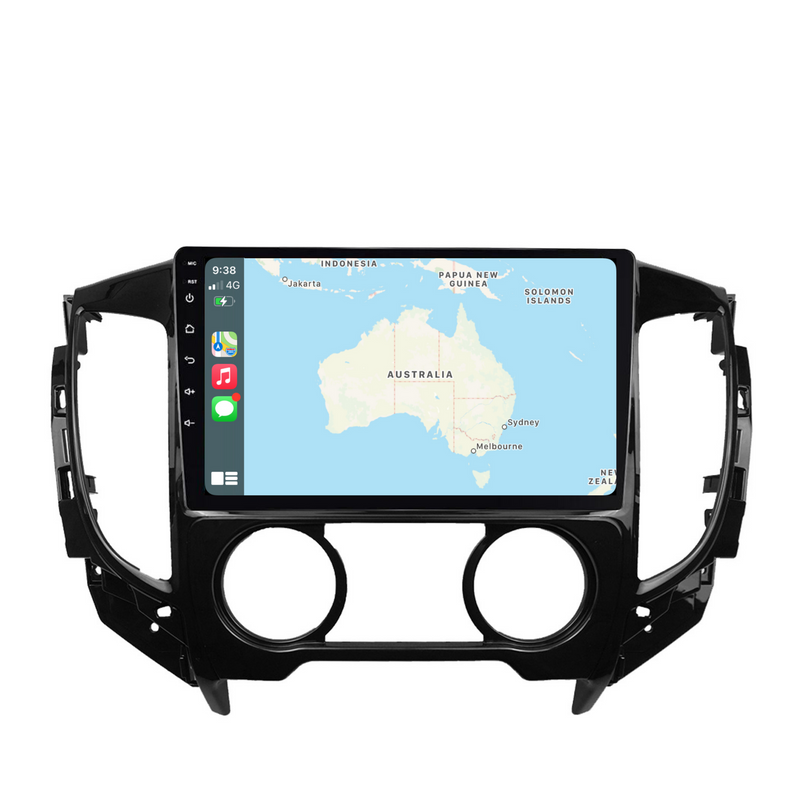 Load image into Gallery viewer, Mitsubishi Triton MANUAL AC (2015-2022) Plug & Play Head Unit Upgrade Kit: Car Radio with Wireless & Wired Apple CarPlay & Android Auto