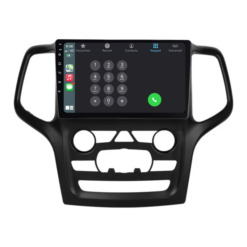 Load image into Gallery viewer, Jeep Grand Cherokee (2014-2022) Plug & Play Head Unit Upgrade Kit: Car Radio with Wireless & Wired Apple CarPlay & Android Auto