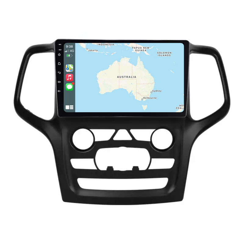 Load image into Gallery viewer, Jeep Grand Cherokee (2014-2022) Plug & Play Head Unit Upgrade Kit: Car Radio with Wireless & Wired Apple CarPlay & Android Auto