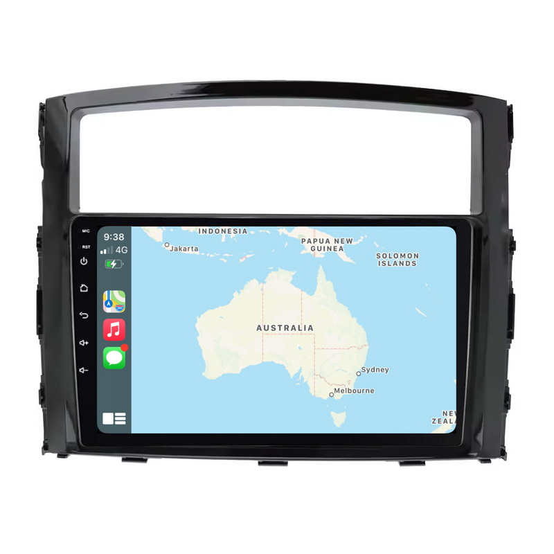 Load image into Gallery viewer, Mitsubishi Pajero GLOSS BLACK (2006-2016) Plug & Play Head Unit Upgrade Kit: Car Radio with Wireless & Wired Apple CarPlay & Android Auto