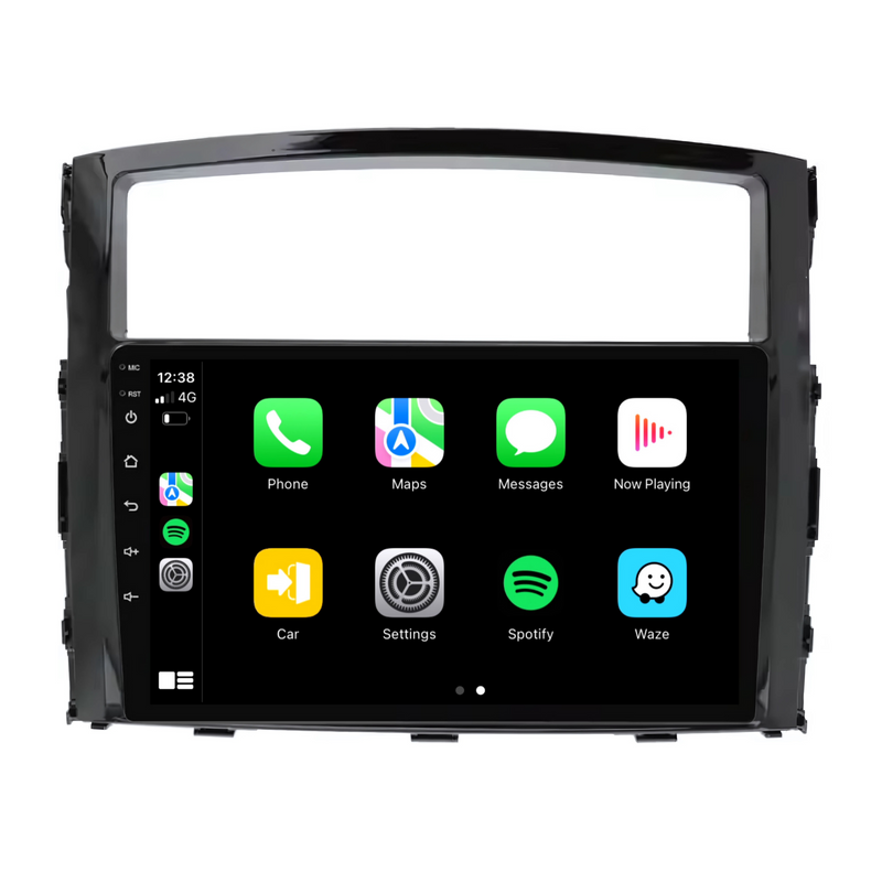Load image into Gallery viewer, Mitsubishi Pajero GLOSS BLACK (2006-2016) Plug & Play Head Unit Upgrade Kit: Car Radio with Wireless & Wired Apple CarPlay & Android Auto
