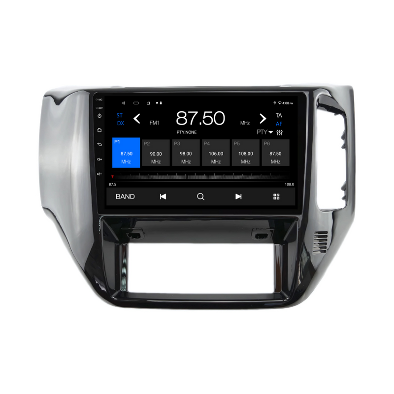 Load image into Gallery viewer, Nissan Patrol GLOSS BLACK (2004-2015) Plug & Play Head Unit Upgrade Kit: Car Radio with Wireless & Wired Apple CarPlay & Android Auto