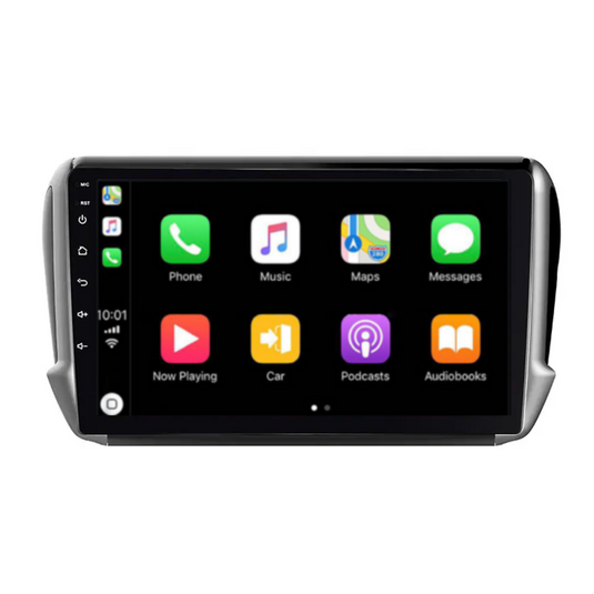 Peugeot 2008/208 (2014-2018) Plug & Play Head Unit Upgrade Kit: Car Radio with Wireless & Wired Apple CarPlay & Android Auto
