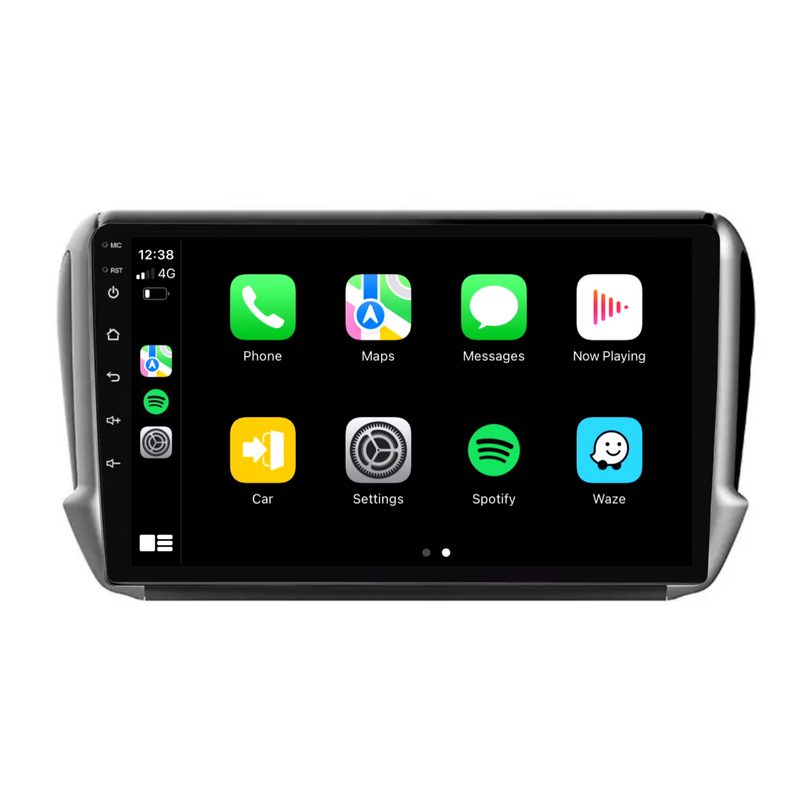 Load image into Gallery viewer, Peugeot 2008/208 (2014-2018) Plug & Play Head Unit Upgrade Kit: Car Radio with Wireless & Wired Apple CarPlay & Android Auto