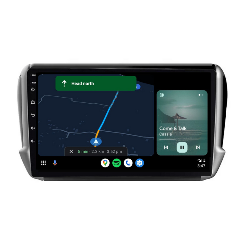 Load image into Gallery viewer, Peugeot 2008/208 (2014-2018) Plug & Play Head Unit Upgrade Kit: Car Radio with Wireless & Wired Apple CarPlay & Android Auto