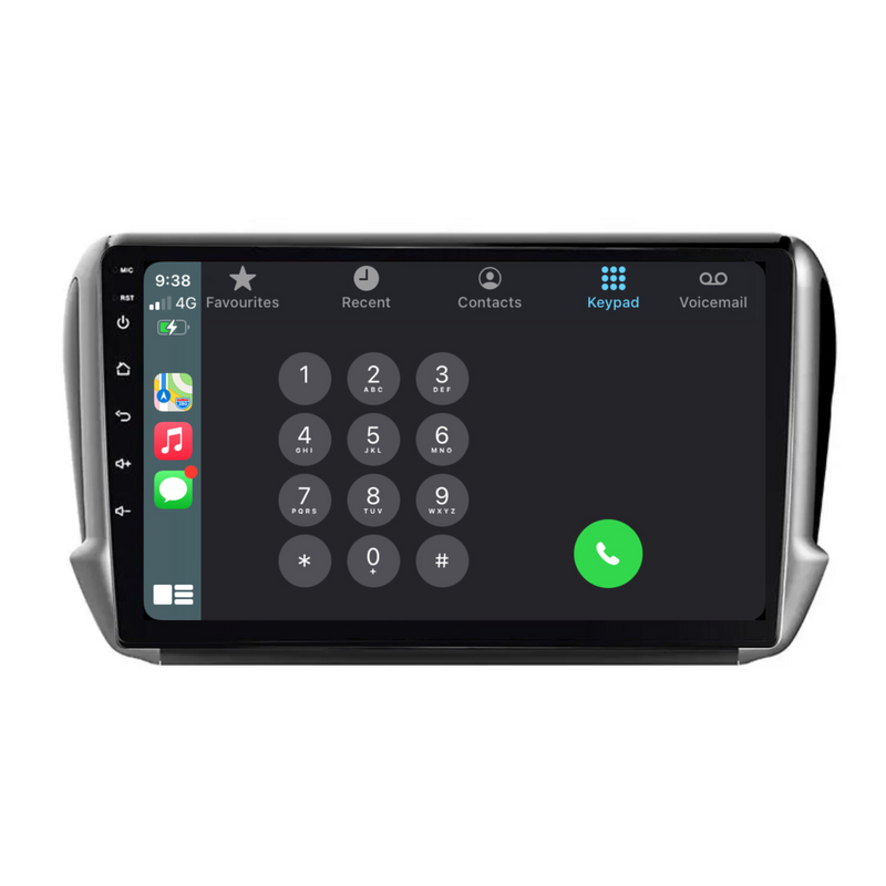 Load image into Gallery viewer, Peugeot 2008/208 (2014-2018) Plug & Play Head Unit Upgrade Kit: Car Radio with Wireless & Wired Apple CarPlay & Android Auto