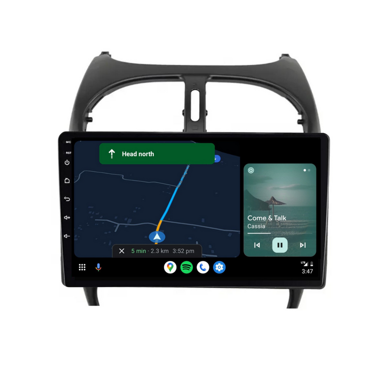 Load image into Gallery viewer, Peugeot 206 (2002-2010) Plug & Play Head Unit Upgrade Kit: Car Radio with Wireless & Wired Apple CarPlay & Android Auto