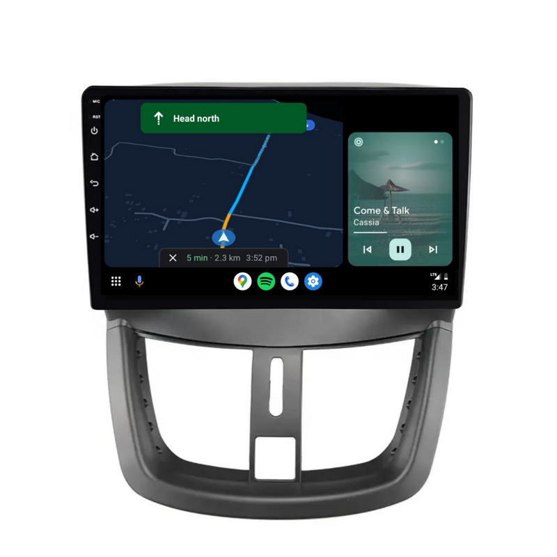 Load image into Gallery viewer, Peugeot 207 (2006-2015) Plug & Play Head Unit Upgrade Kit: Car Radio with Wireless & Wired Apple CarPlay & Android Auto