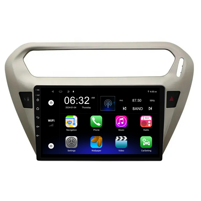 Load image into Gallery viewer, Peugeot 301 (2014-2018) Plug & Play Head Unit Upgrade Kit: Car Radio with Wireless & Wired Apple CarPlay & Android Auto