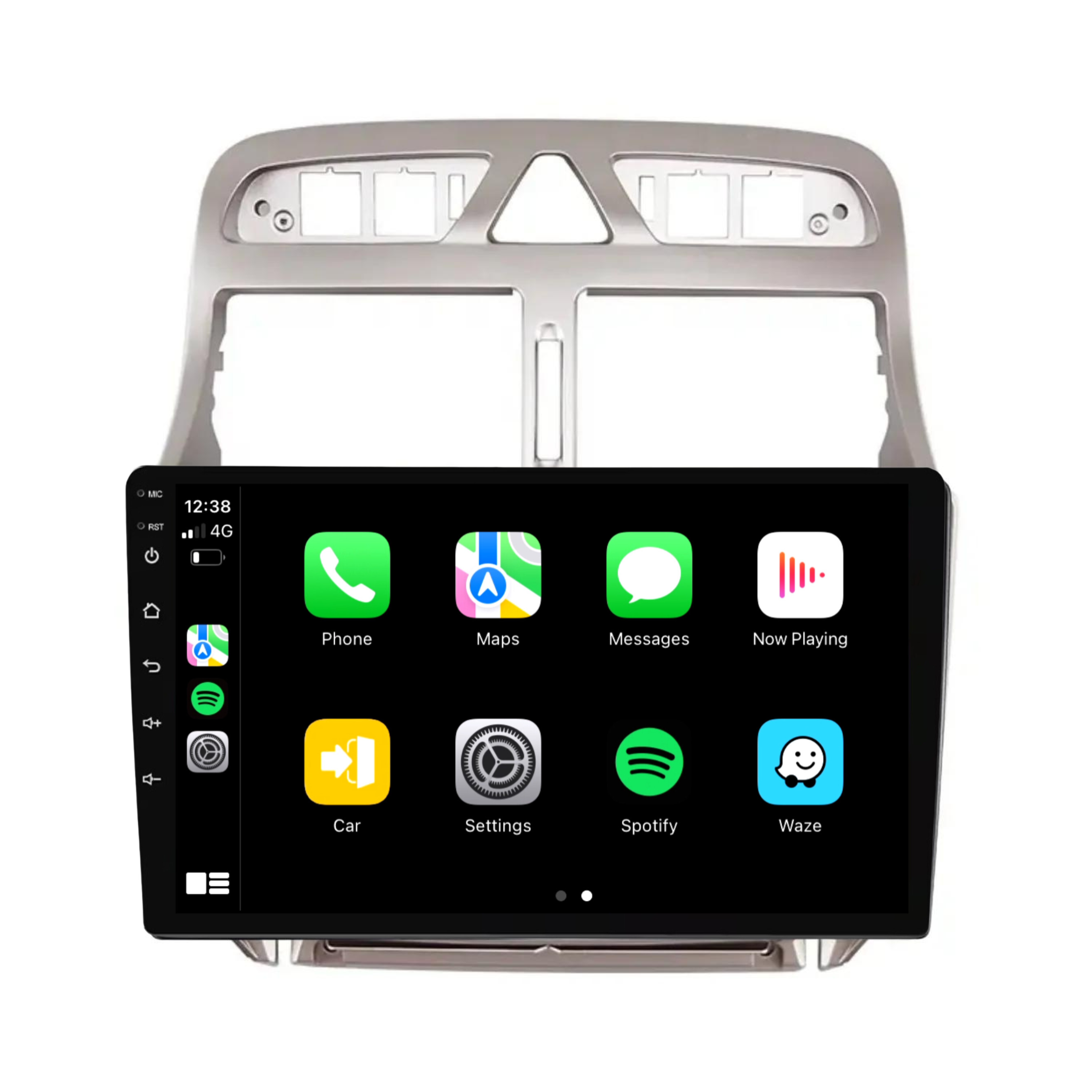 NHOPEEW 2+64G 9 Inch Android Radio For Peugeot 307 Mayotte