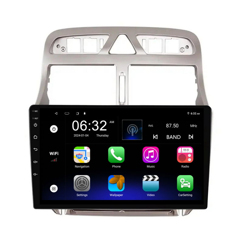 Load image into Gallery viewer, Peugeot 307 (2002-2013) Plug & Play Head Unit Upgrade Kit: Car Radio with Wireless & Wired Apple CarPlay & Android Auto